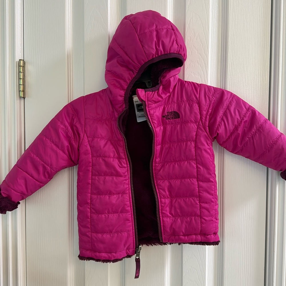 Infant Girls North Face Pink Jacket 18 24 Months